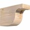 Ekena Millwork Del Monte Smooth Rafter Tail, Douglas Fir, 5 1/2"W x 10"H x 16"L RFT06X10X16DEL00SDF - alternate 1